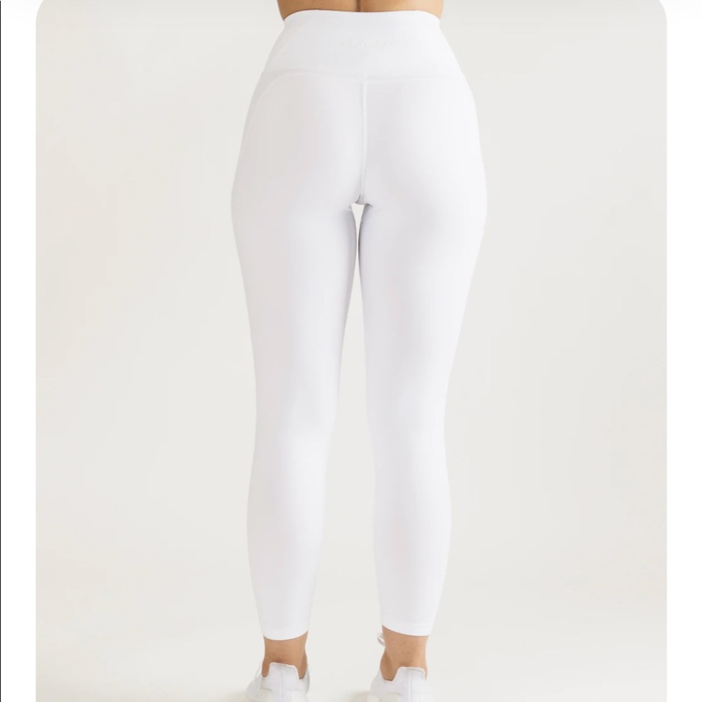 Bright white alphalete alphalux leggings